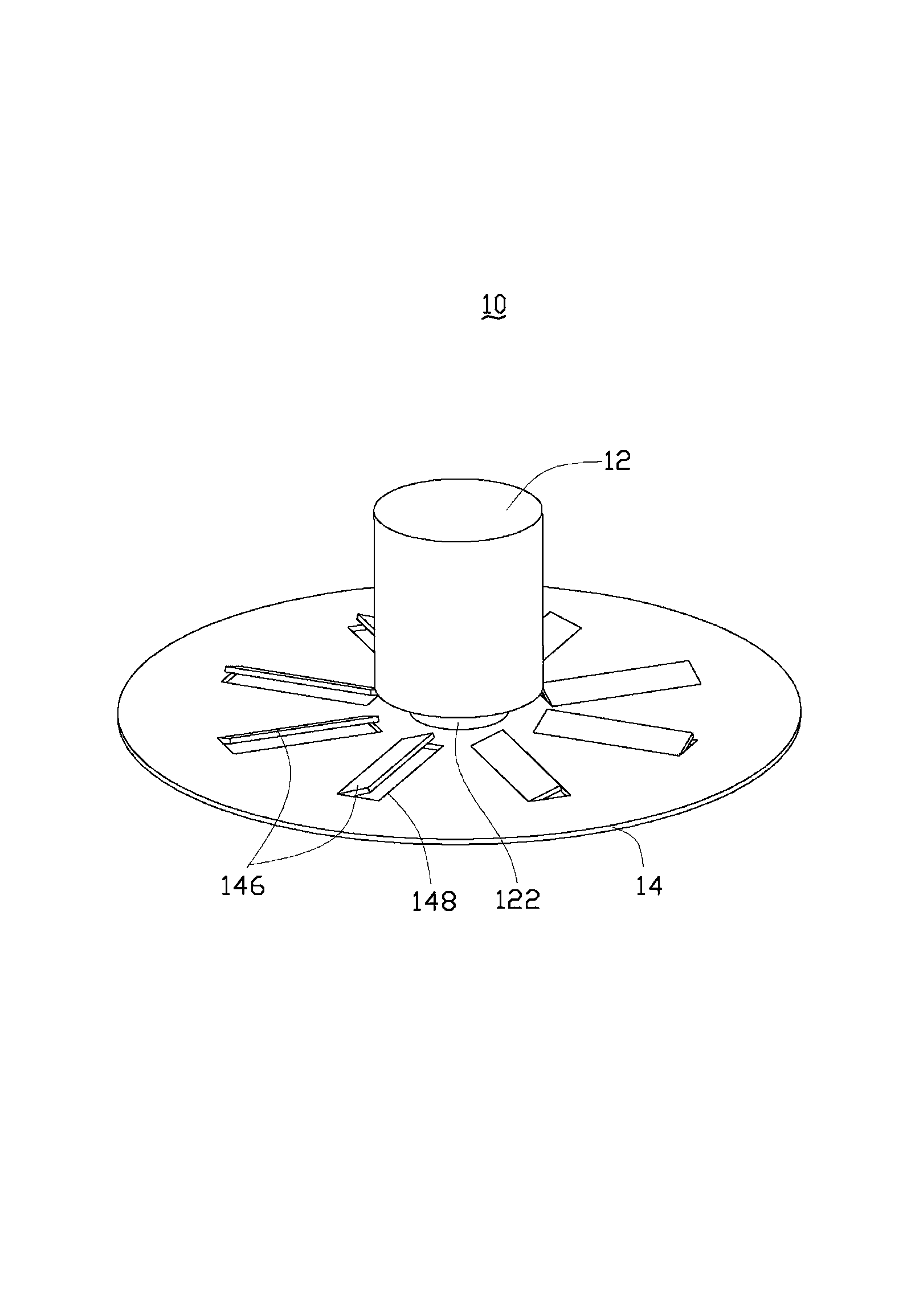 Color wheel device of projector