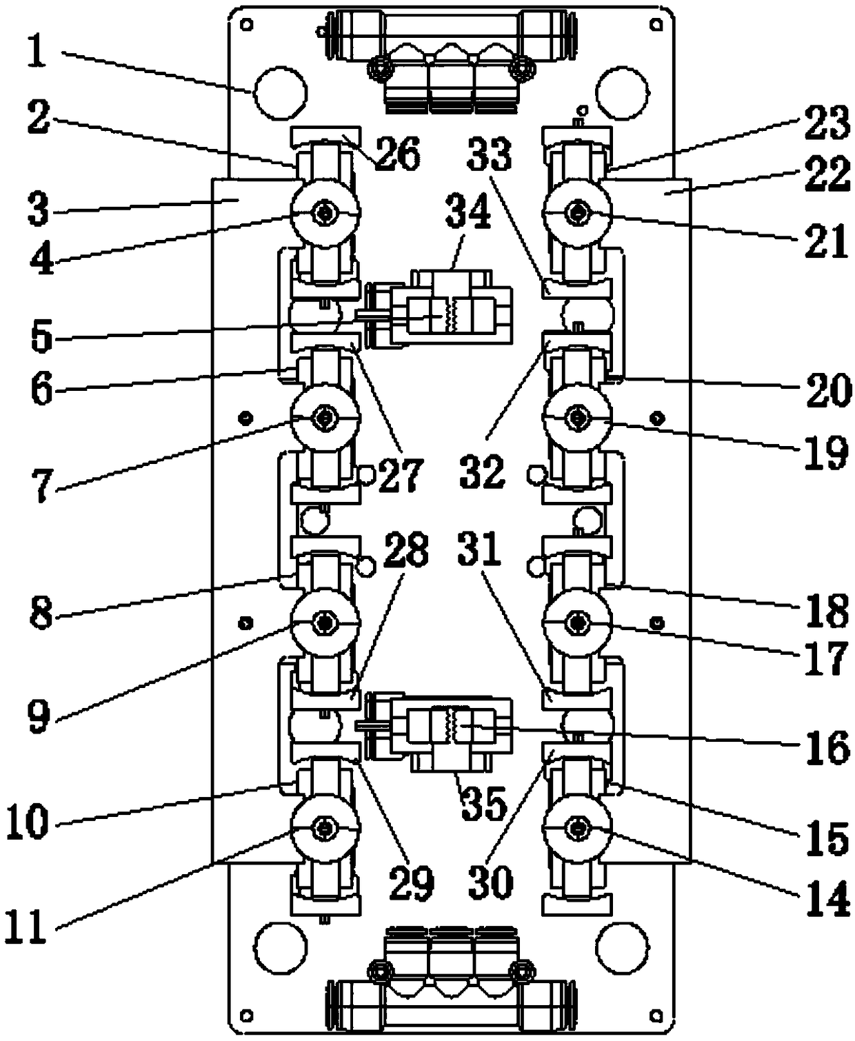 Method for automatically taking out car tweeter and carrying out hole separation by using device