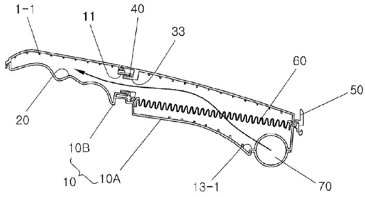 Insert type expansion pipe-integrated air cleaner and engine intake system therefor