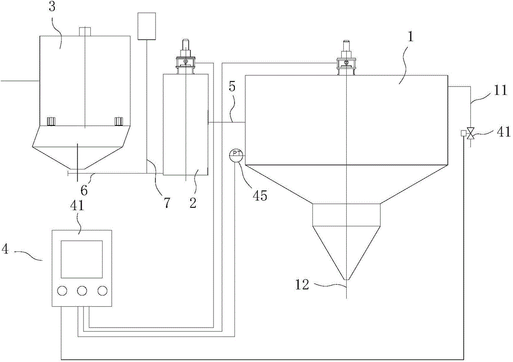 Sugar-manufacturing single-layer precipitator control system