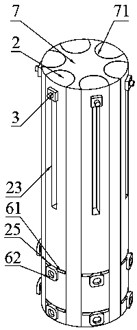 Thread lead device used for perforation and suture of combined endoscope