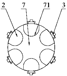 Thread lead device used for perforation and suture of combined endoscope