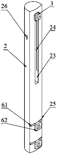 Thread lead device used for perforation and suture of combined endoscope