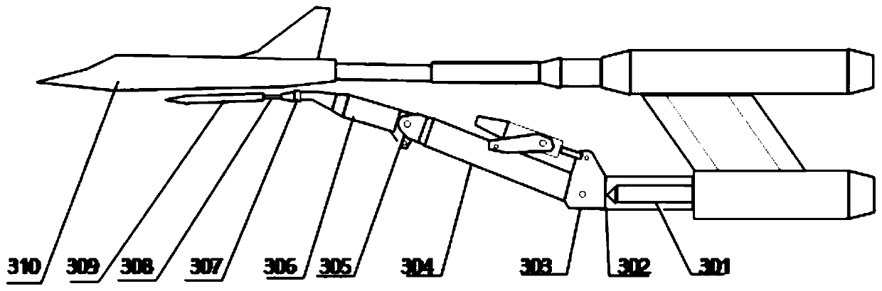 Device and method for testing external store separation performance of aircraft in high-speed wind tunnel