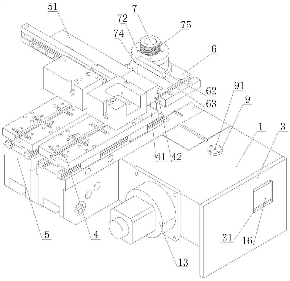 High-precision aluminum profile bending mechanism