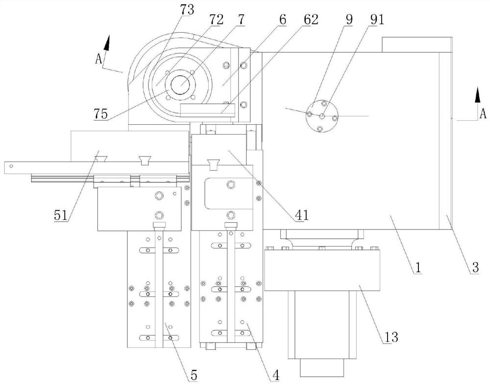 High-precision aluminum profile bending mechanism