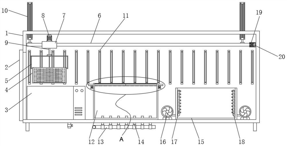 Omnibearing efficient disinfection equipment for gynecological medical apparatus and instruments