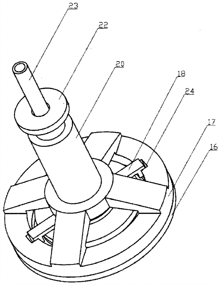 A polishing head with a vacuum suction cup