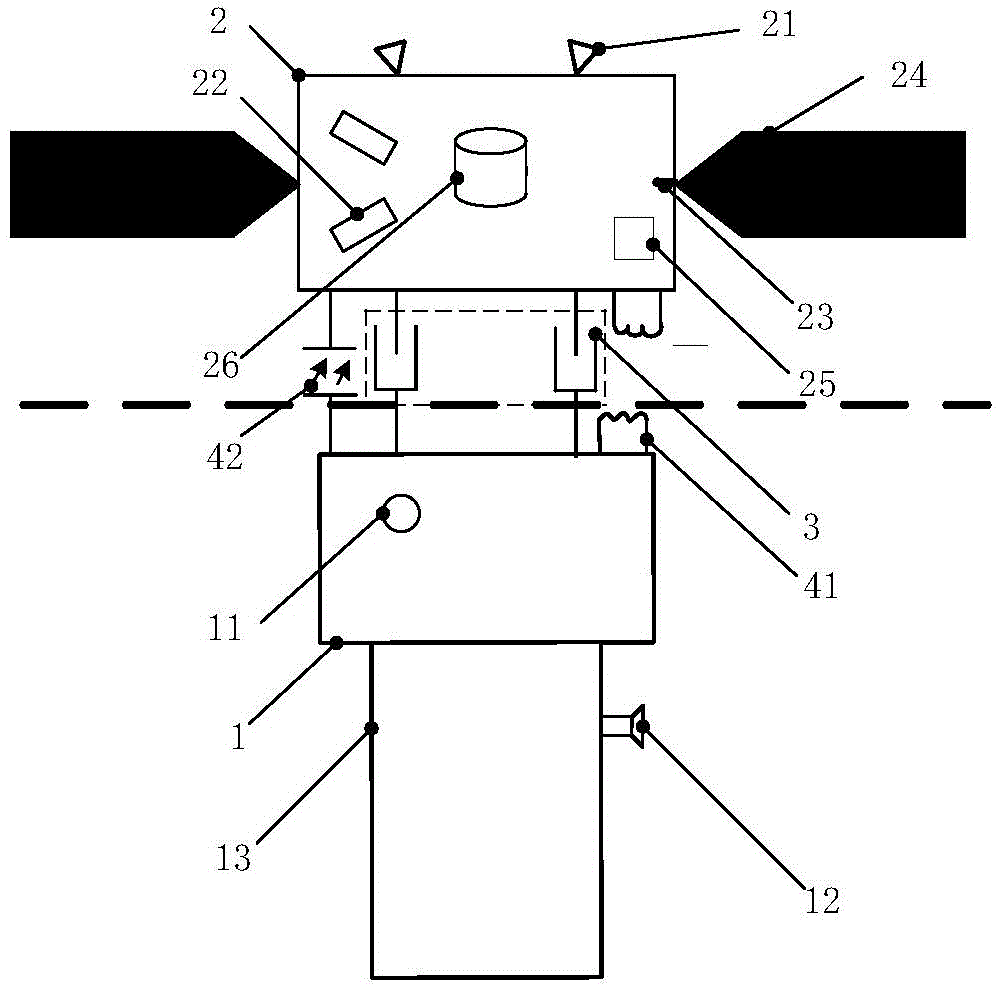 Motion and still isolation master-slave cooperative control double superior satellite platform