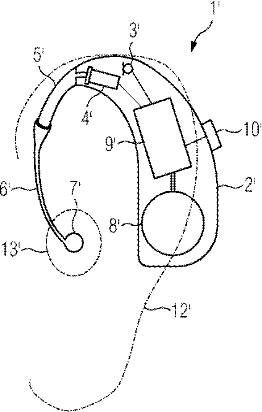 Method for operating a hearing aid with reduced comb filter perceptio and hearing aid with reduced comb filter perception