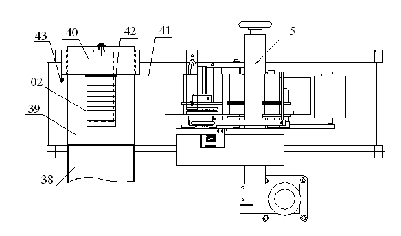 Integration device for stacking, bundling and labeling bank notes and tickets