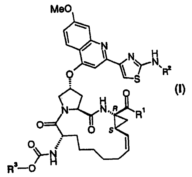 Macrocyclic peptides active against the hepatitis C virus