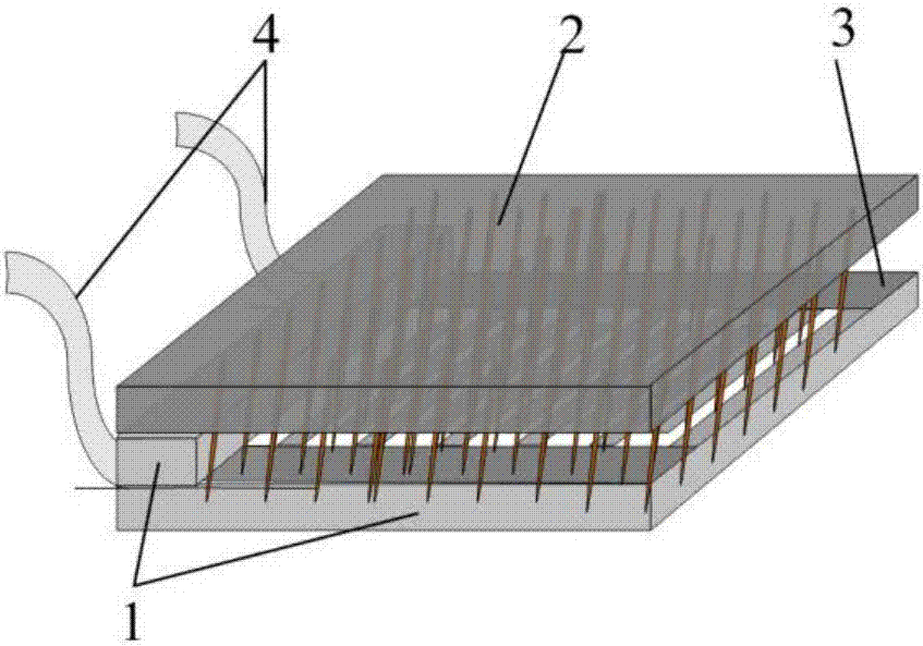 Magnetic and force cilium bionic sensor and preparation method thereof