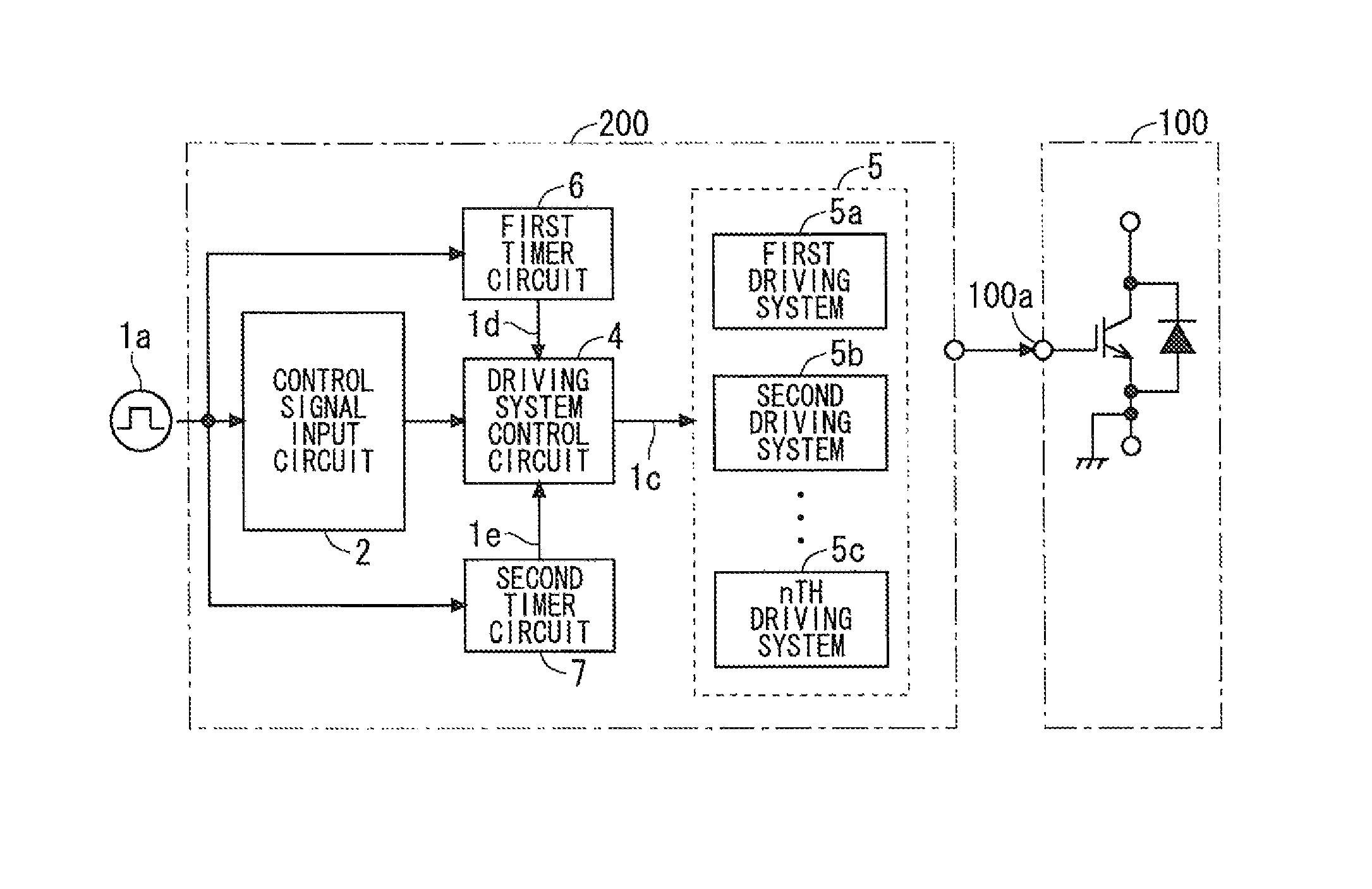 Power device control circuit and power device circuit