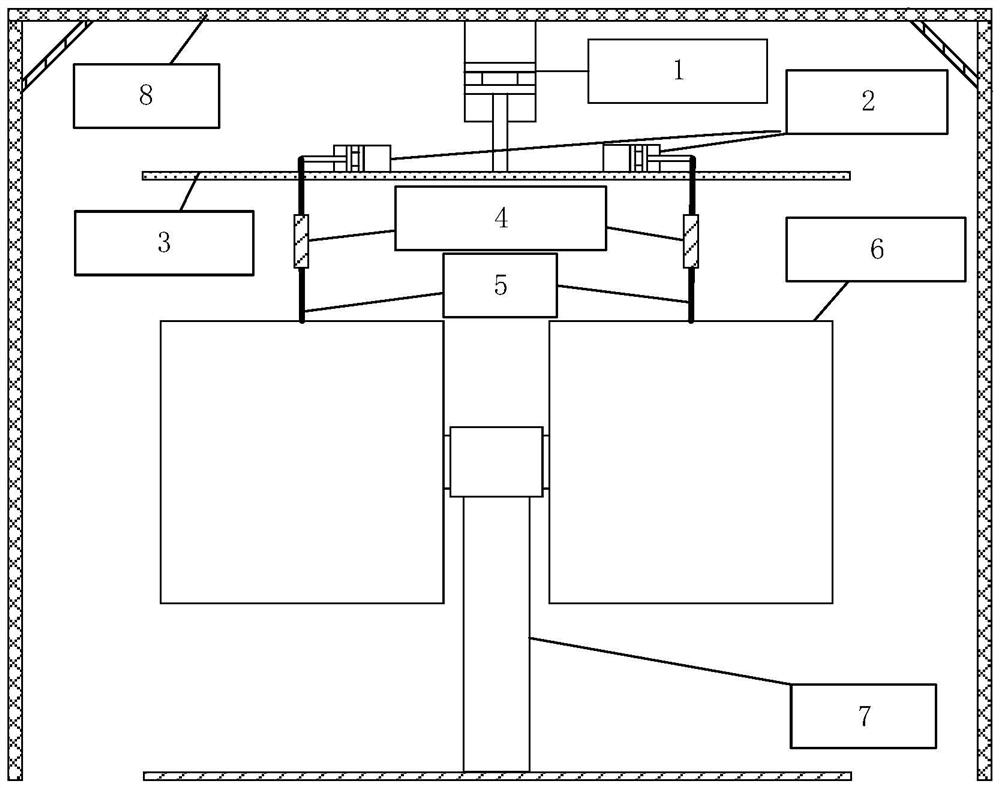 Spatial rotation mechanism gravity unloading device and method based on Kalman filtering