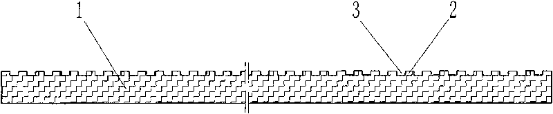 Anti-skidding padding plate, production method and application thereof