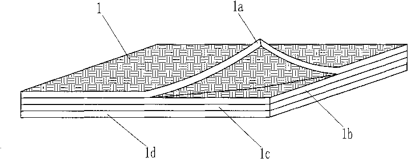 Anti-skidding padding plate, production method and application thereof