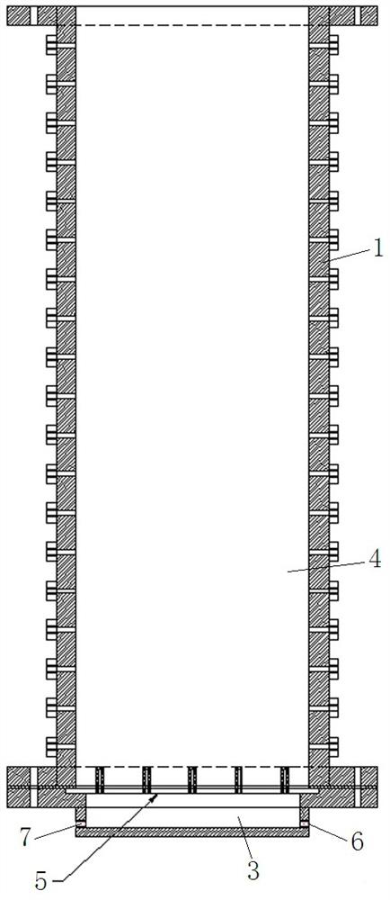 A two-dimensional photocatalytic fluidized bed device