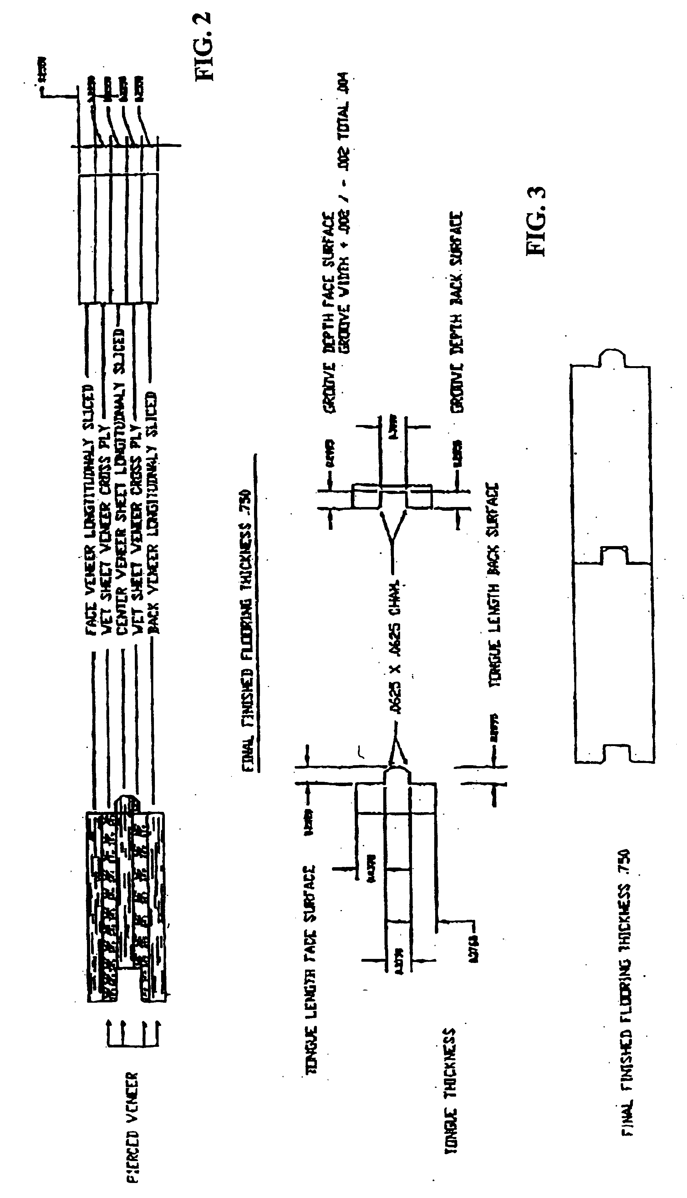 Veneer face plywood flooring and method of making the same