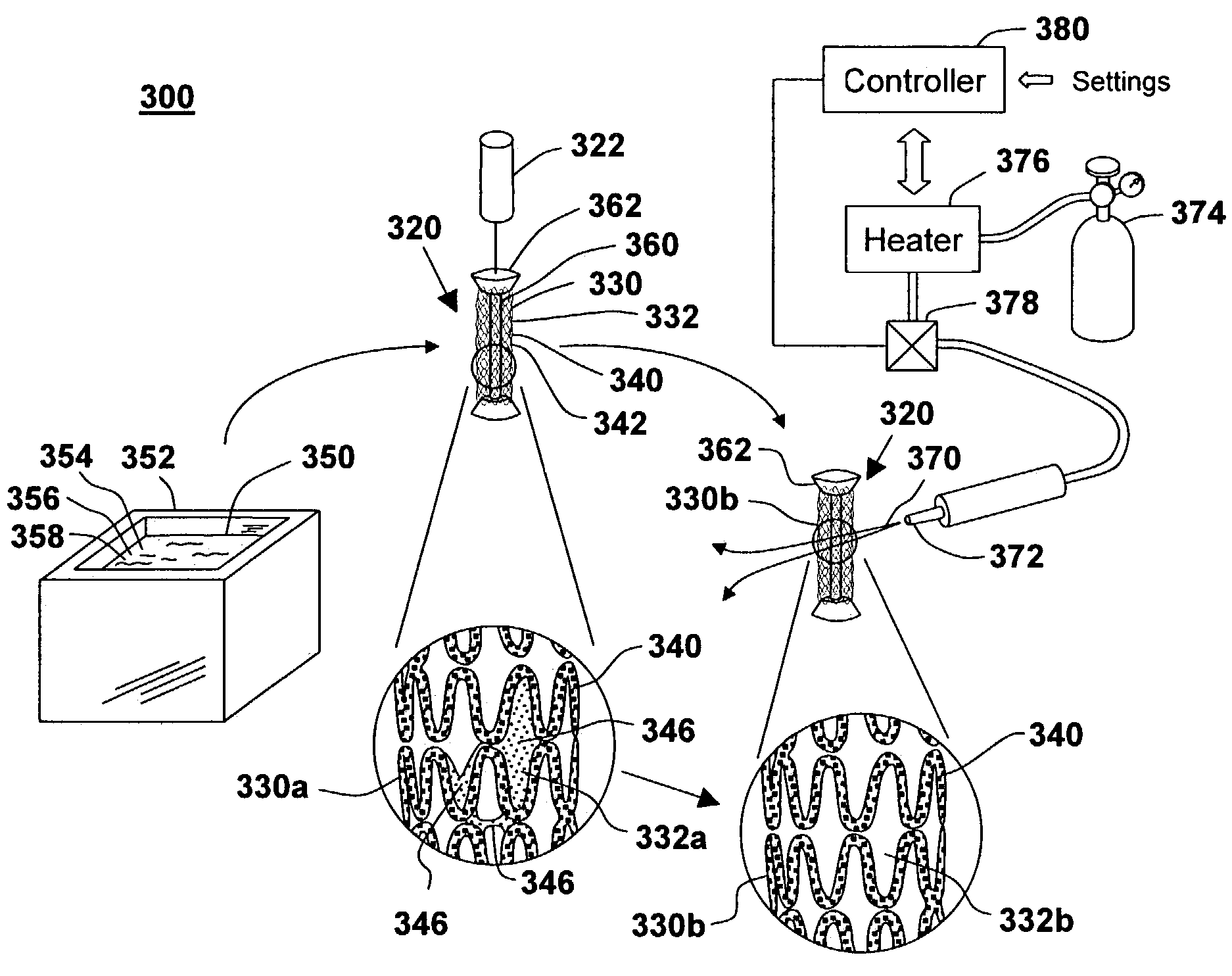 Reflowed drug-polymer coated stent and method thereof