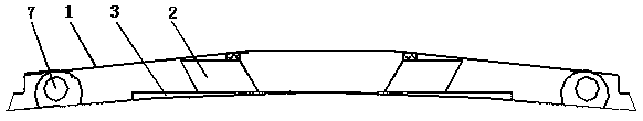 Roof-mounted vehicle air conditioning system and vehicle