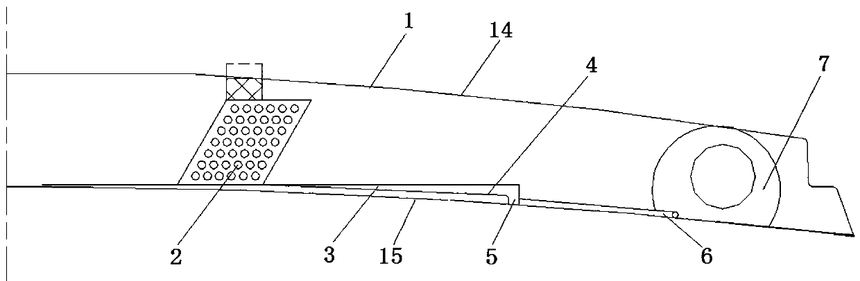 Roof-mounted vehicle air conditioning system and vehicle