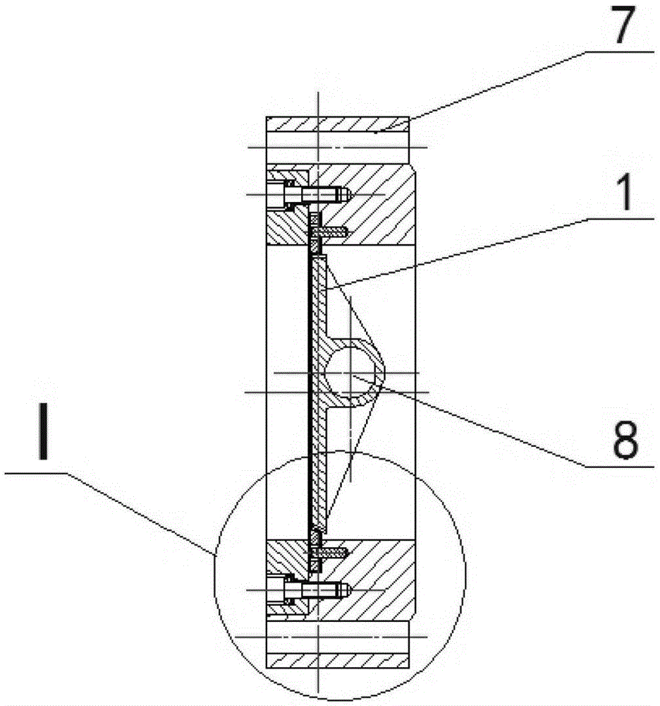 A small diameter triple eccentric butterfly valve and its application