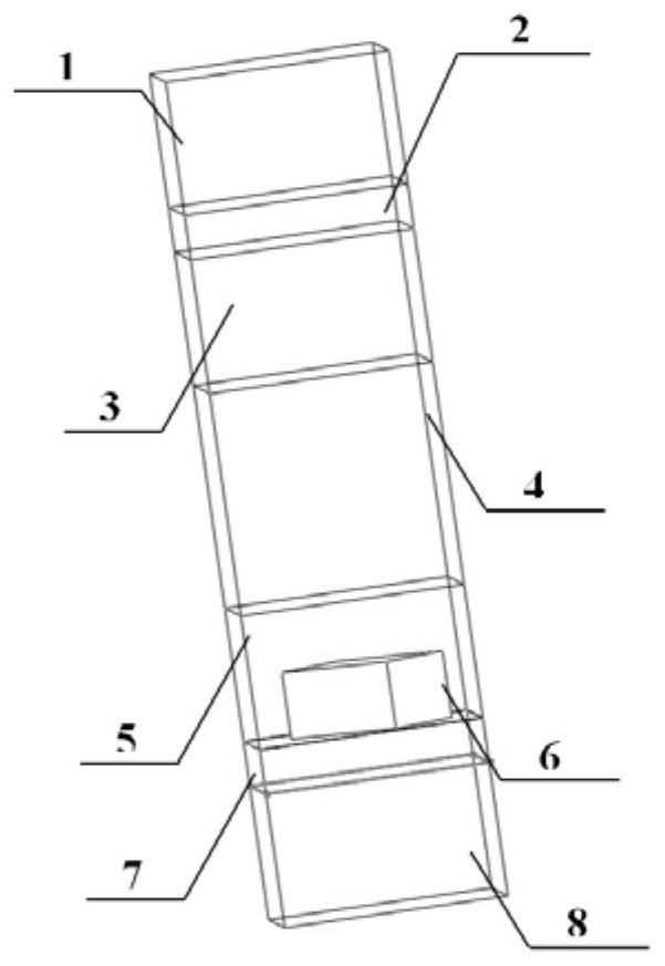 Flexible tunable beam splitter and preparation method thereof