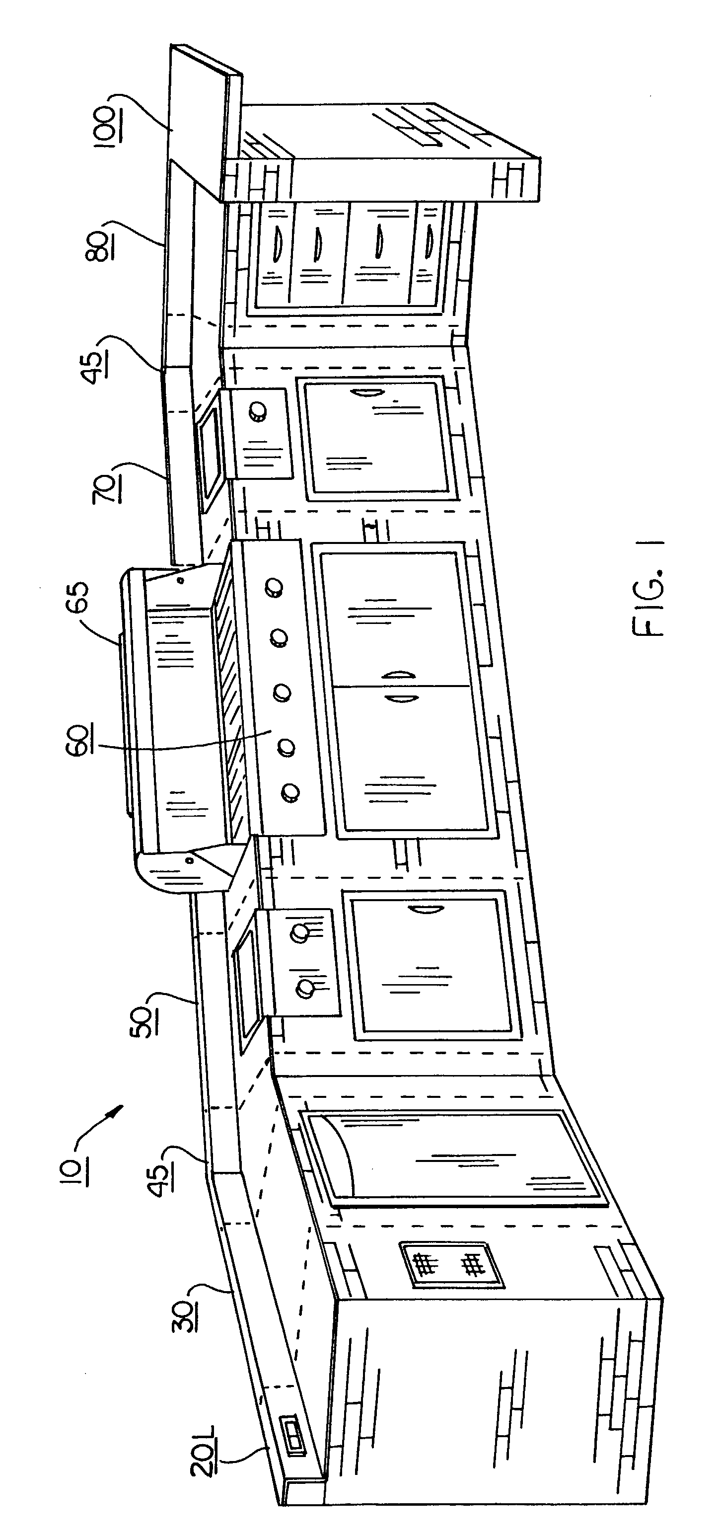 Modular outdoor kitchen