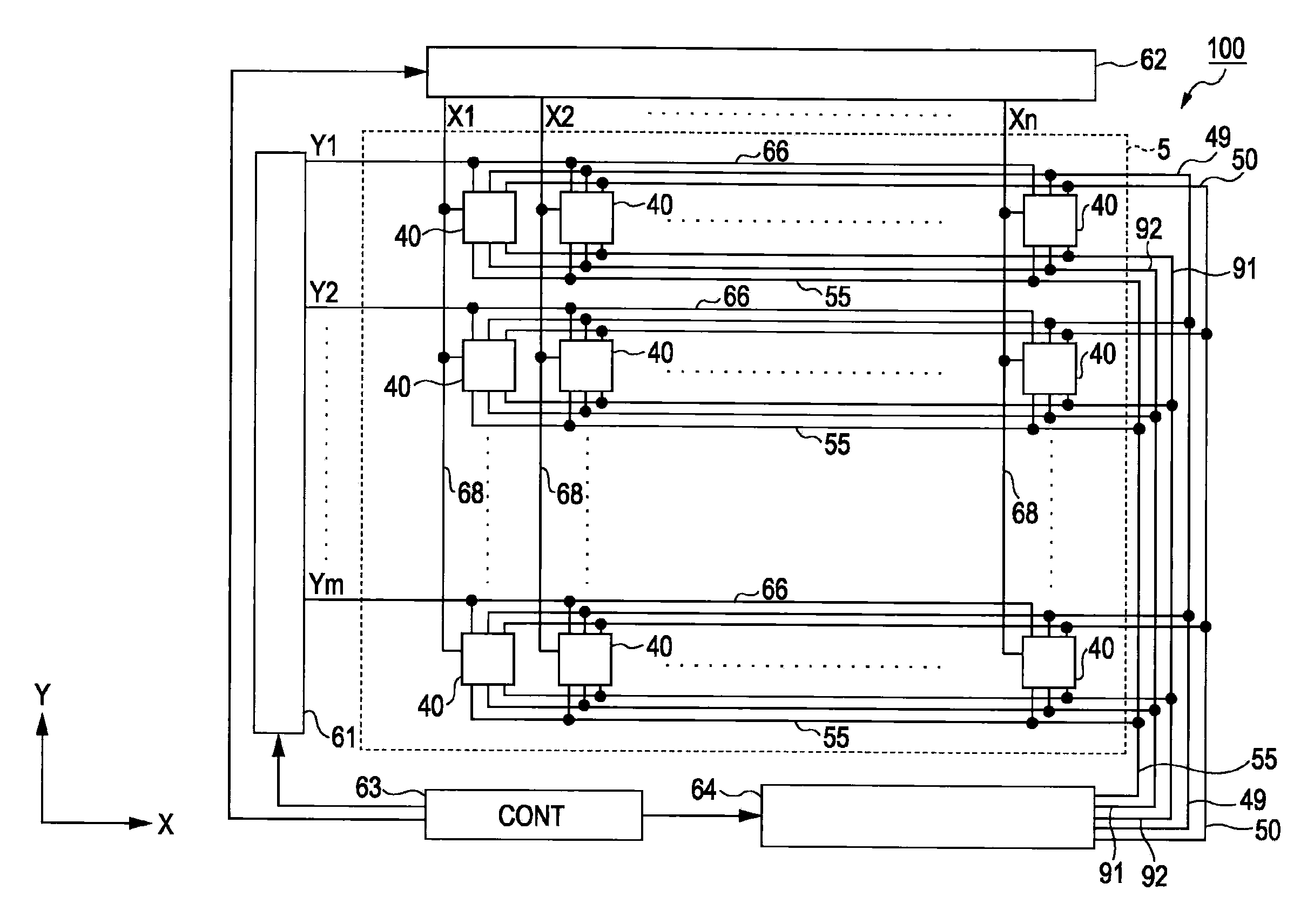 Electrophoretic display device and electronic apparatus