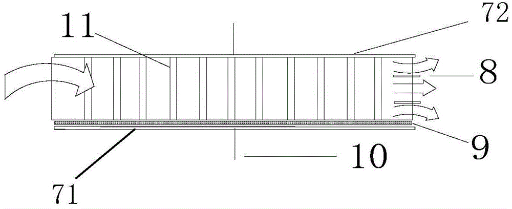 Fluidized electric separation device