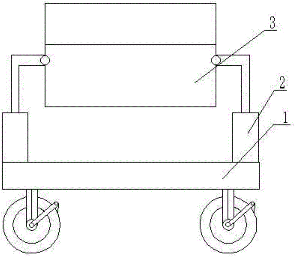 Experiment table for observing horizontal plane constant