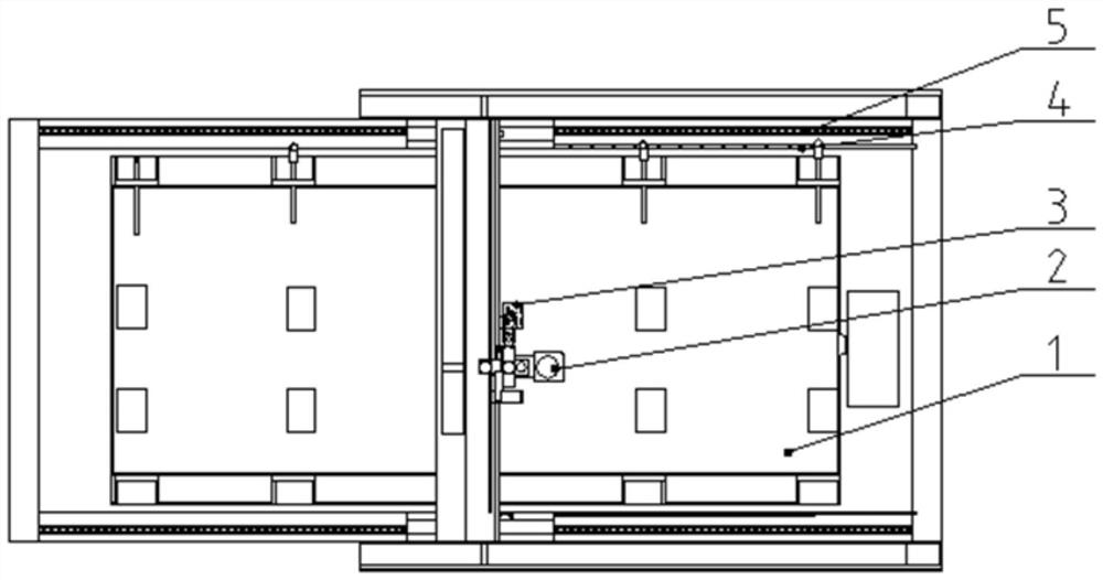 Second-generation nuclear power station spent fuel storage cadmium rack disassembly equipment