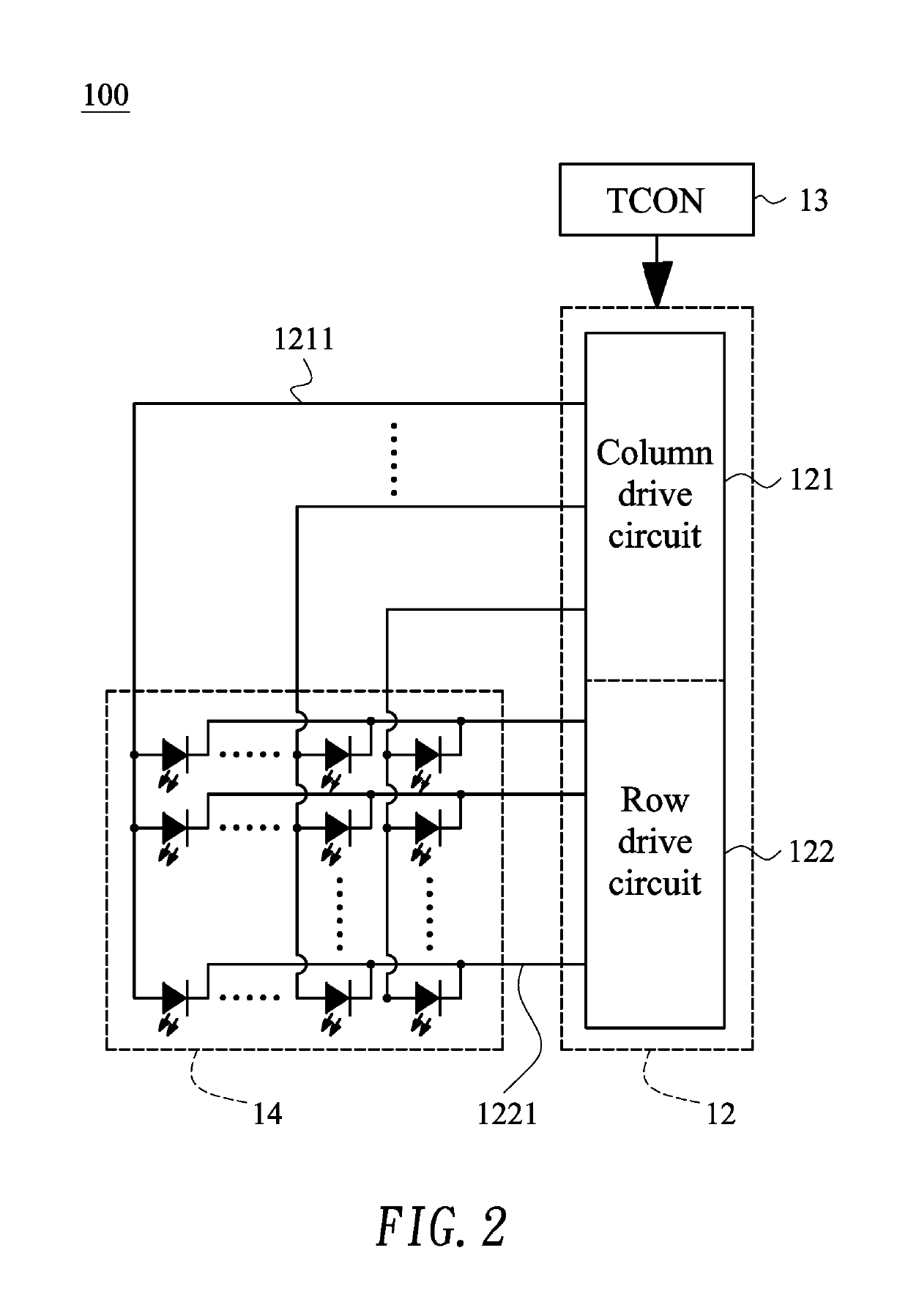 MicroLED display panel