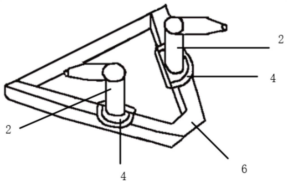 Pantograph device with jet device