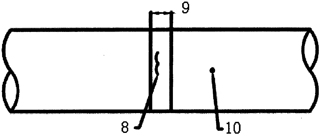 Narrow gap automatic welding seam repair method and system