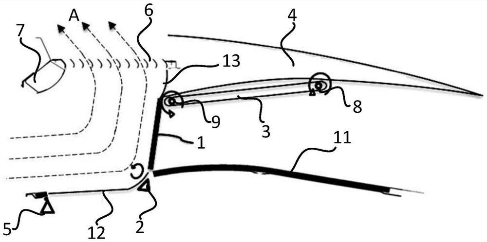 Reverse thrust device and aero-engine