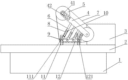 Aluminum plate surface processing device