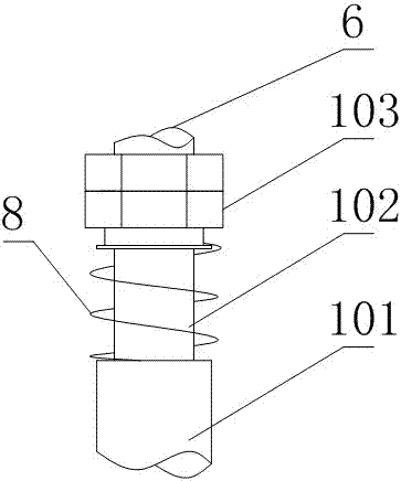 Aluminum plate surface processing device