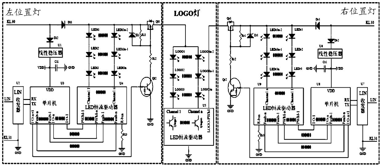 Lamp circuit capable of indicating charging capacity