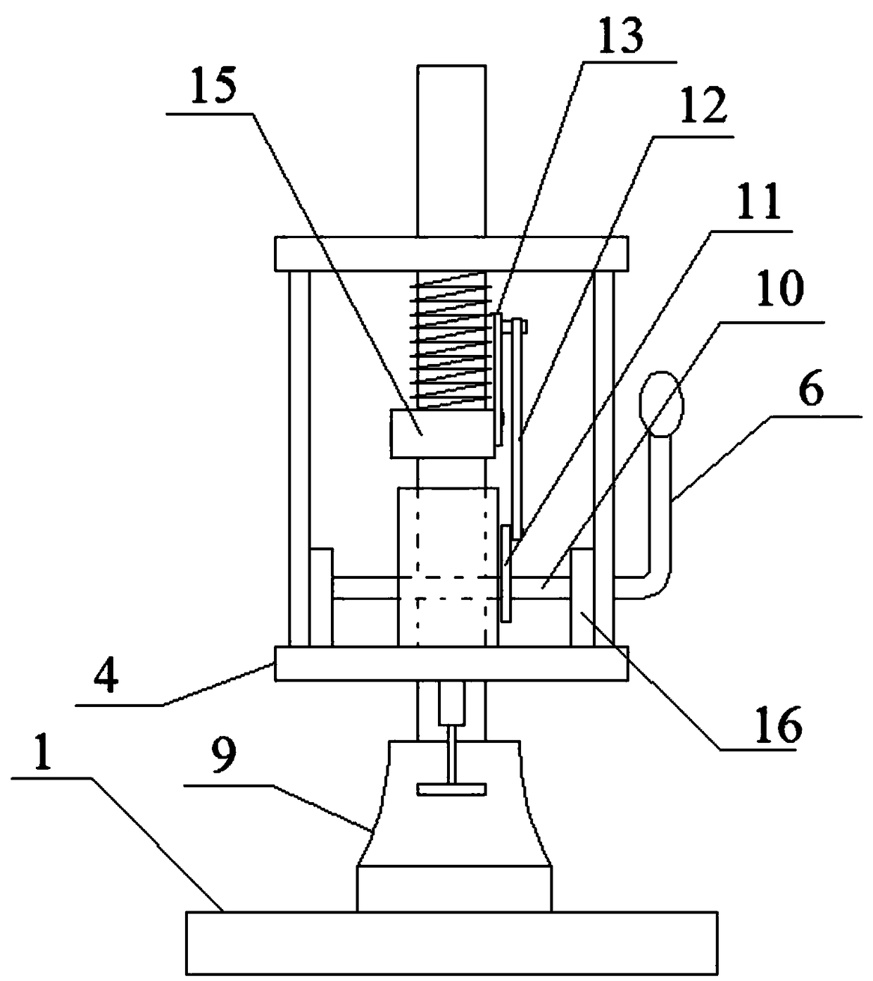 Gelation time measuring device and testing method