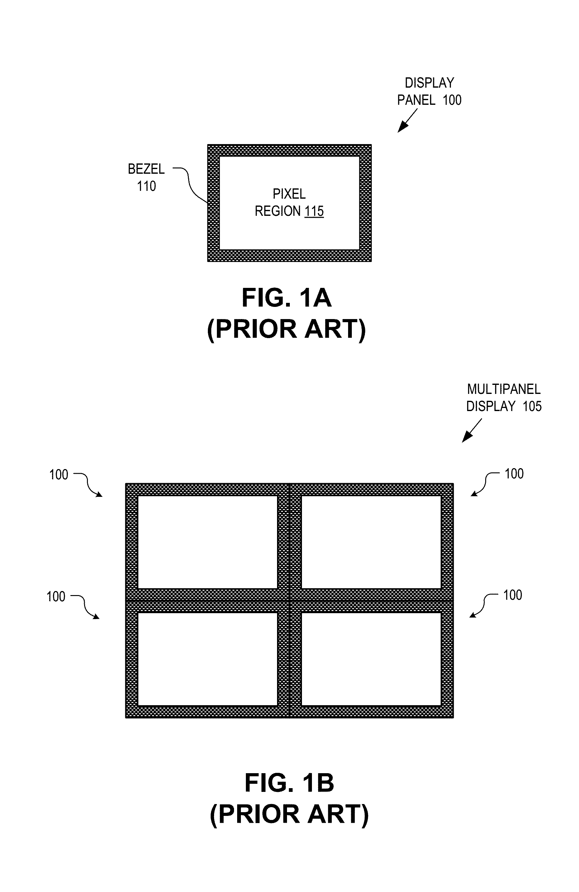 Shadow casting alignment technique for seamless displays