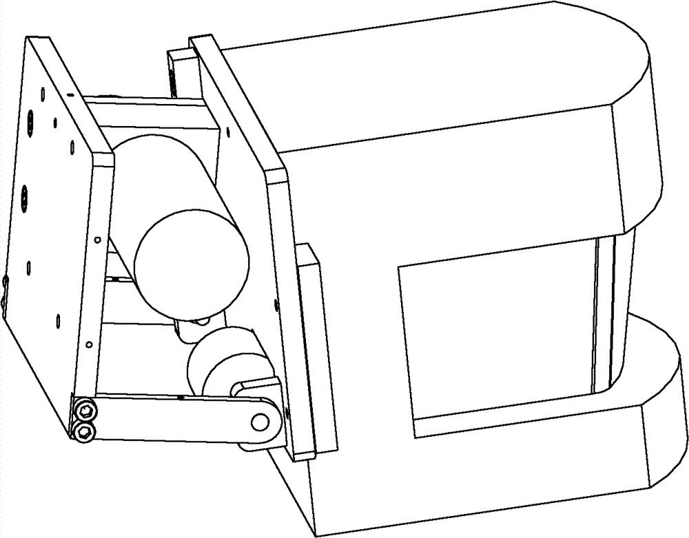 Swinging device with three-dimensional scanning laser radar