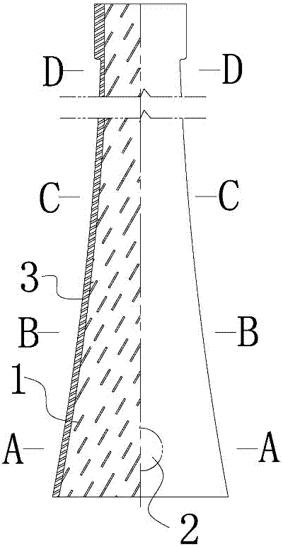 Anti-corrosion dust collection energy-saving chimney