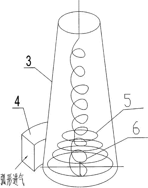 Anti-corrosion dust collection energy-saving chimney