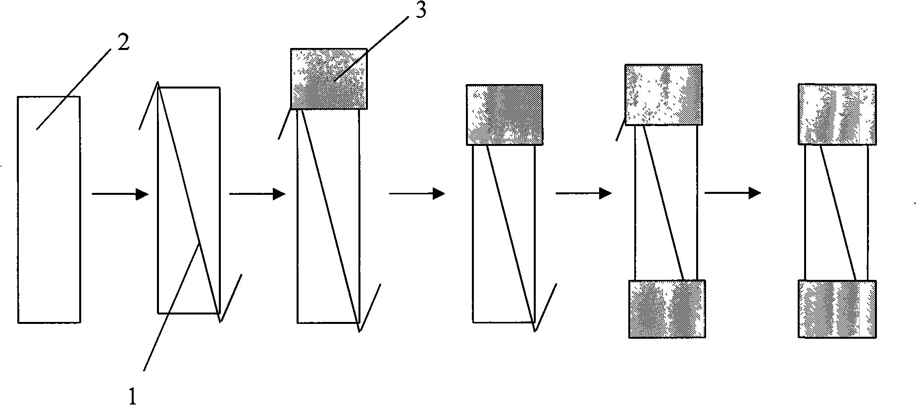 Vacuum cartridge fuse and process for manufacturing the same