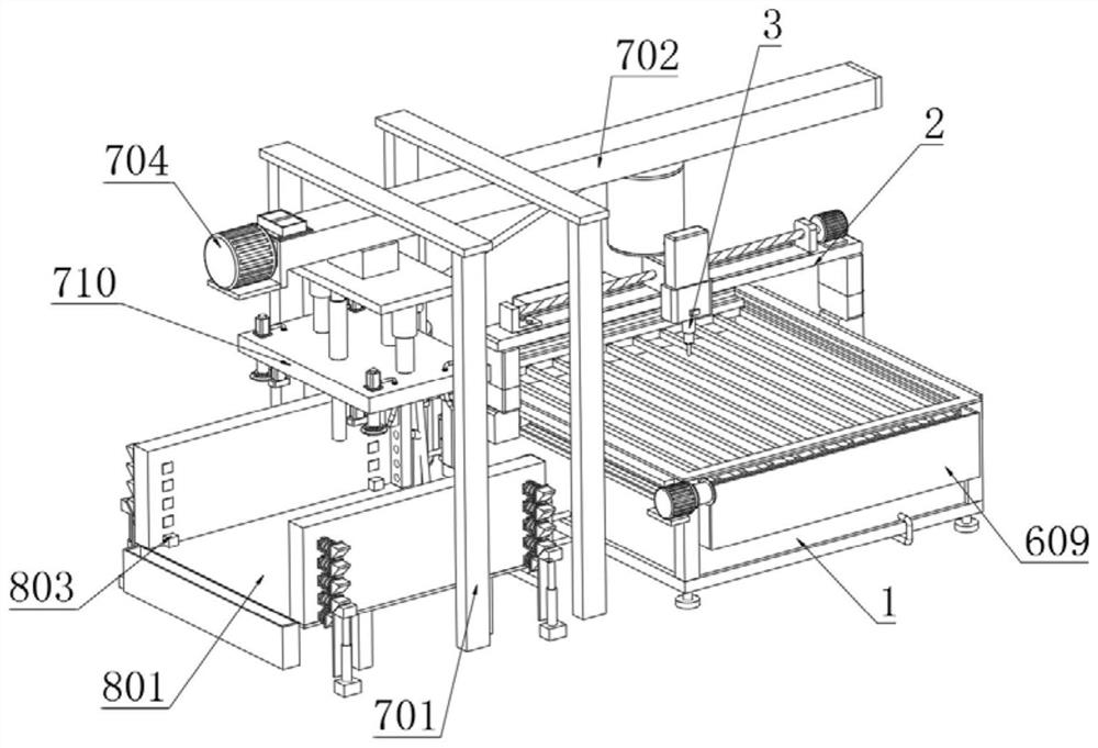 Automatic numerical control machine tool for precision machining