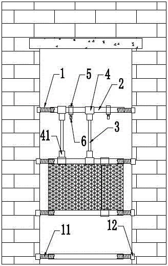 Simple protective fence for hole near edge