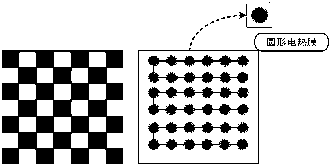 Calibration device and method based on trinocular vision system of statistics characteristics