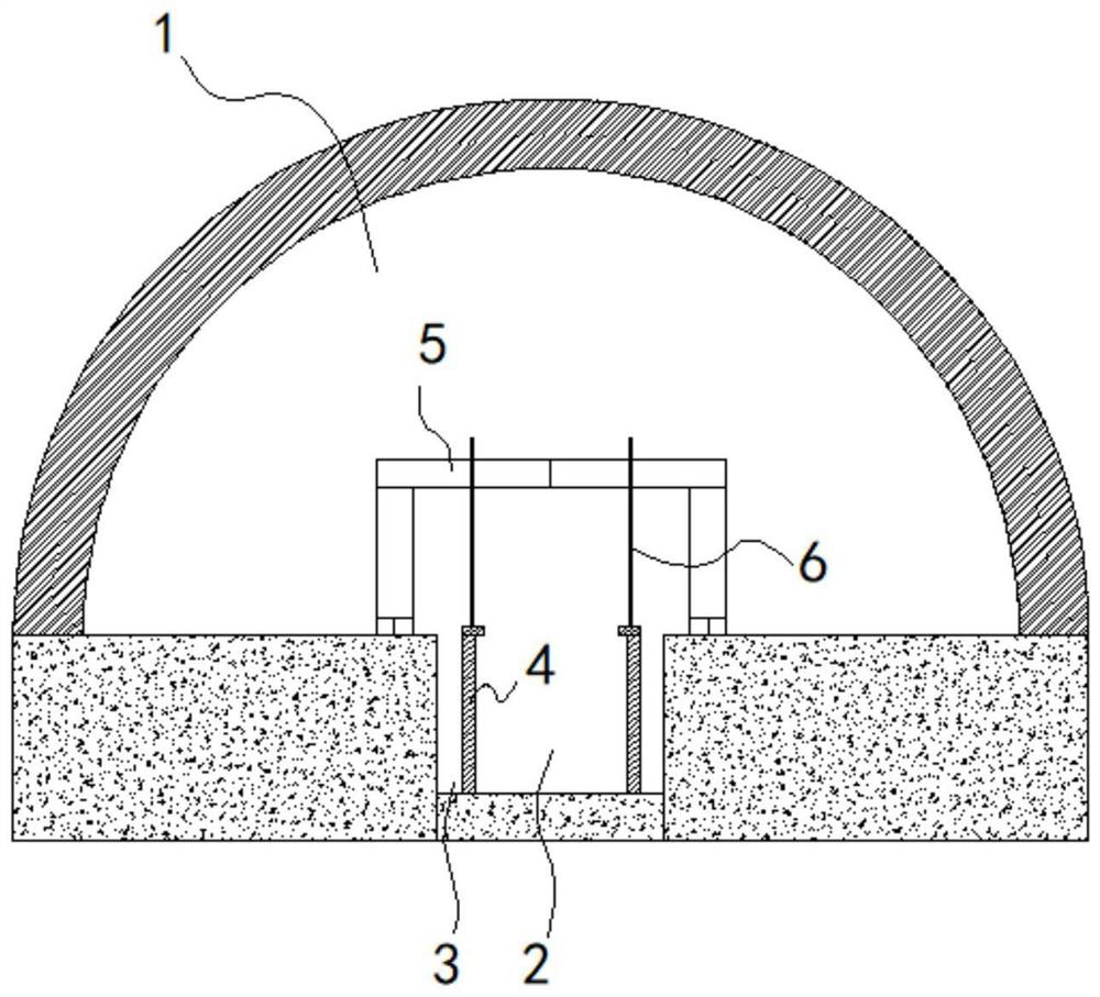 Tunnel ditch builder's staging